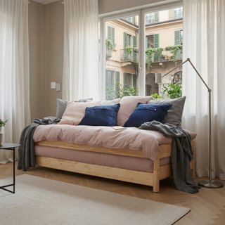 Letto impilabile UTÅKER IKEA con 2 materassi