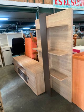 Mueble TV madera marrón