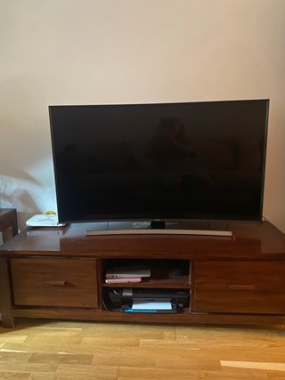 Mueble TV madera de teka