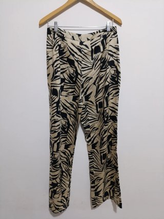 Pantaloni Primark zebrati beige e neri