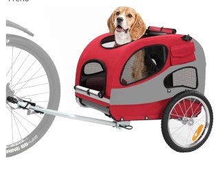 Remolque para perros bicicleta