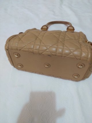 Borsa Christian Dior Bauletto Beige