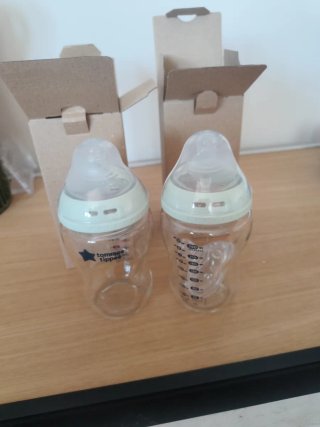 2 Biberones Cristal Tommee Tippee