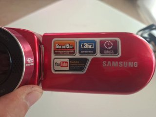 Cámara Samsung Roja