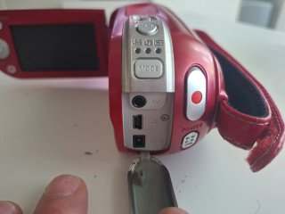 Cámara Samsung Roja
