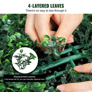 Árboles Topiarios Artificiales de Buxo, 50.8 cm de Altura (2 Piezas), Planta Topiaria Falsa en Forma de Bola, Plantas Falsas Verdes Todo el Año para Decoración de Jardín, Balcón, Boda y Hogar