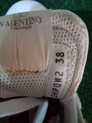 Sneakers Valentino Bianche Borchie