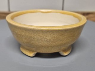 Maceta Kusamonos Cerámica Beige/Amarilla