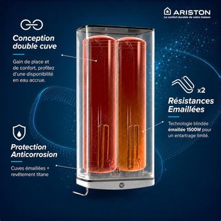 Calentador de agua eléctrico Ariston VELISDUNE 80L