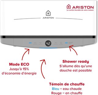 Calentador de agua eléctrico Ariston VELISDUNE 80L