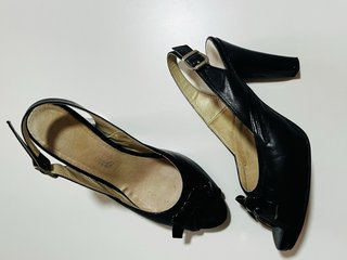 Sandalias Barceló Negras Tacón