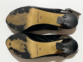 Sandalias Barceló Negras Tacón
