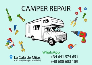 Servicio móvil de vehículos/autocaravanas
