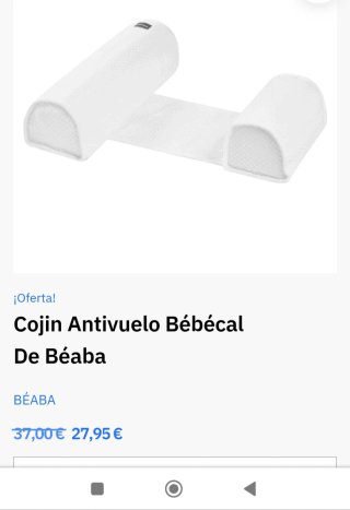 Cojín antivuelco Bebécal