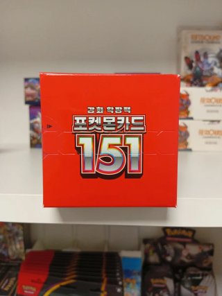 Caja Pokémon TCG 151 Coreano