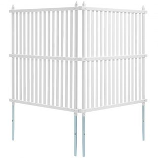 Paneles de Privacidad de Vinilo de 48" W x 48" H, Cerca para Aire Acondicionado, Pantallas de Privacidad para Botes de Basura, Enclosure de Equipos de Piscina, Kit de Pantallas de Privacidad de Pa...