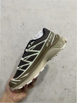 Zapatillas Salomon XT6 Talla 44 Beige/Marrón