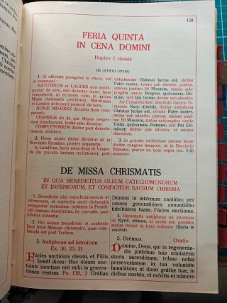 Missale Romanum (1955) Encuadernación Altar broche