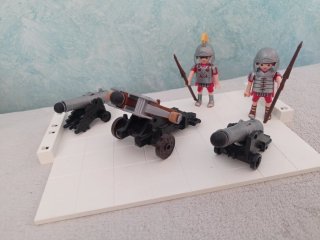 Romanos playmobil con ballesta y cañones YY