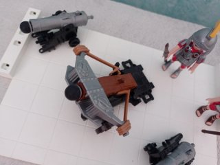 Romanos playmobil con ballesta y cañones YY