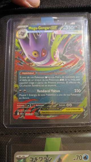 Carta Pokémon Mega Gengar EX 125/217