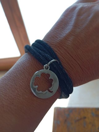 Collana/bracialetto/elastico capelli con ciondolo