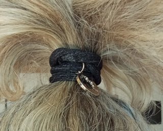 Collana/bracialetto/elastico capelli con ciondolo