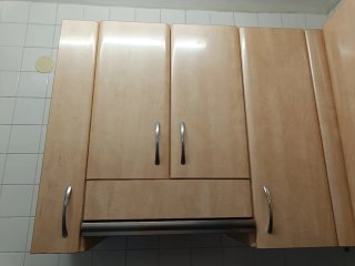 Cocina con horno, vitro, campana, fregadero