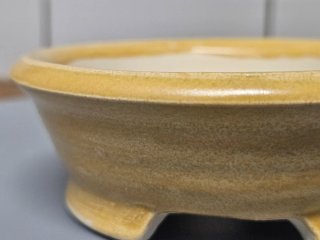 Maceta Kusamono Cerámica Beige/Amarilla