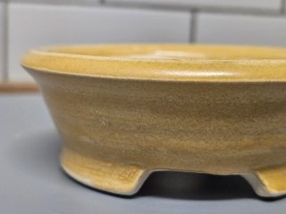 Maceta Kusamono Cerámica Beige/Amarilla
