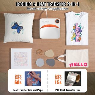 Prensa Térmica 9 x 9 in Prensa Fácil Portátil Transferencia de Sublimación DIY Camiseta