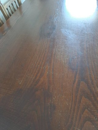 Mesa de comedor madera y metal