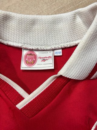 Camiseta Liverpool Vintage Reebok Carlsberg