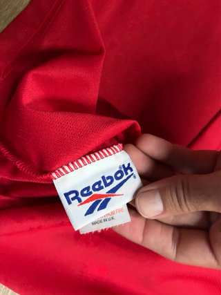 Camiseta Liverpool Vintage Reebok Carlsberg