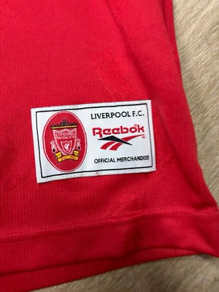 Camiseta Liverpool Vintage Reebok Carlsberg