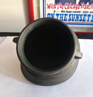 Piccolo Vaso Pietra Lavica Nera