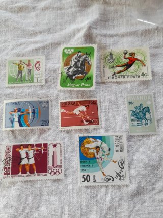 Francobolli serie olimpiadi