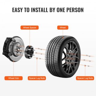 Espaciadores de Rueda, Adaptadores de Rueda de 1.5" 6"x5", Espaciador Forjado de 6 Pernos, Espaciadores Hubcentric de 78.1 mm con Pernos M14 x1.5, Compatible con Chevrolet, GMC y Cadillac de 1995 ...