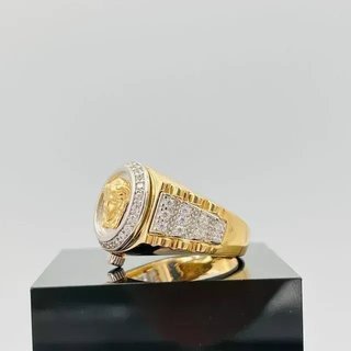 Sello Medusa Reloj 18K Oro y Plata