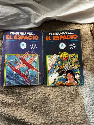 2 Libros El Espacio - Colección Bruguera