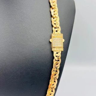 Cadena Tipo Cartier Tigre 8mm 18K