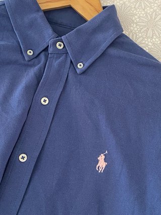 Camicia a polo Ralph Lauren blu taglia M