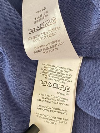 Camicia a polo Ralph Lauren blu taglia M