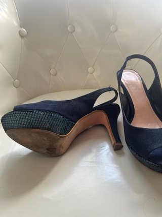 Zapatos de tacón Azul Marino