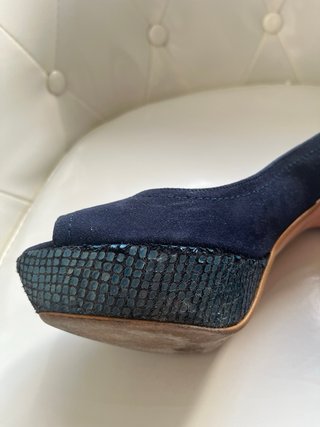 Zapatos de tacón Azul Marino
