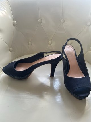 Zapatos de tacón Azul Marino