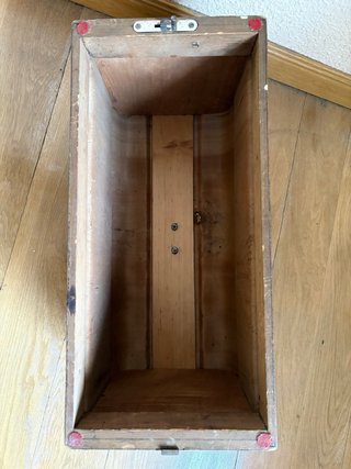2 Cajas de madera de máquinas de coser Alfa