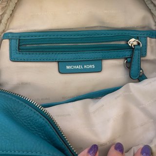 Mochila Michael Kors Rhea Turquesa