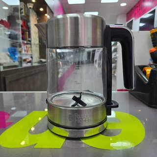 Hervidor Agua Vidrio Compacto RUSSELL De 0,8 L, Diseño Prem