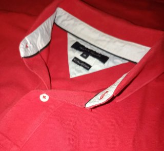 Polo Tommy Hilfiger Uomo XL Rossa Cotone